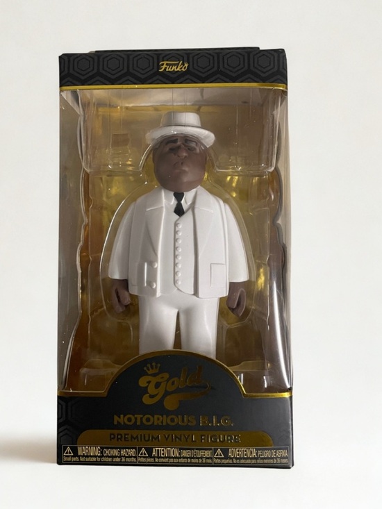 Funko Other - Funko Notorious B.I.G. Gold Series White Vinyl Figure